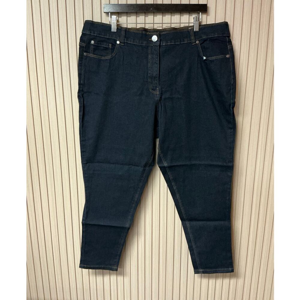 Simply Be Women’s Indigo Skinny Jeans US 18 Plus NWT